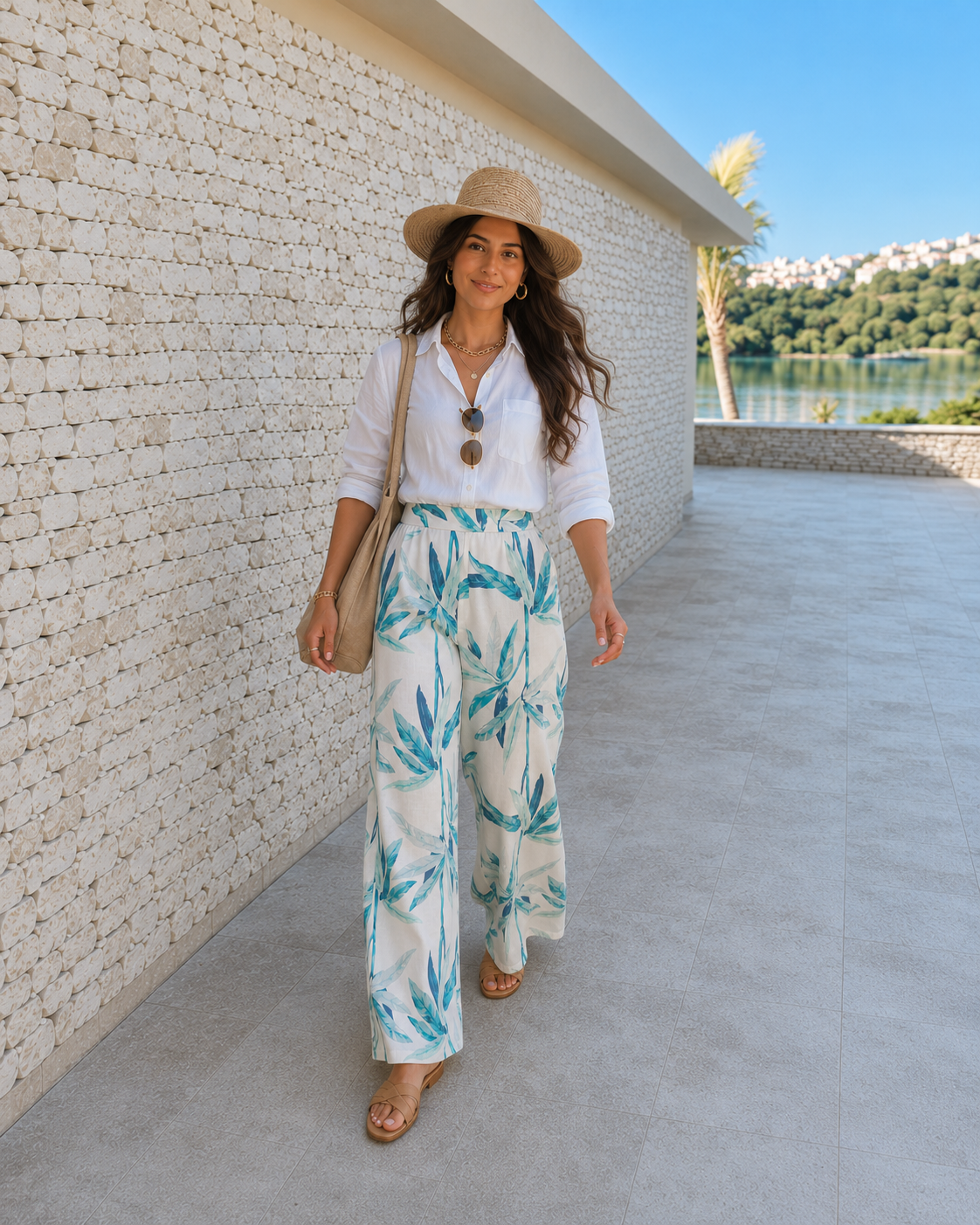 Printed Pants