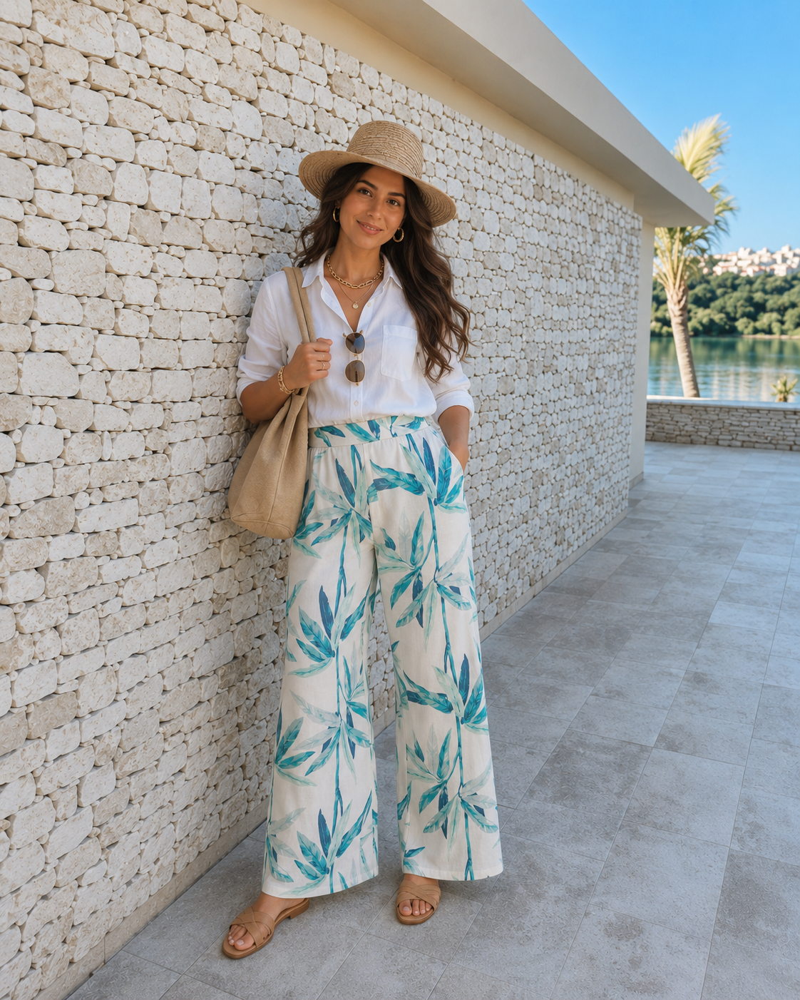 Printed Pants