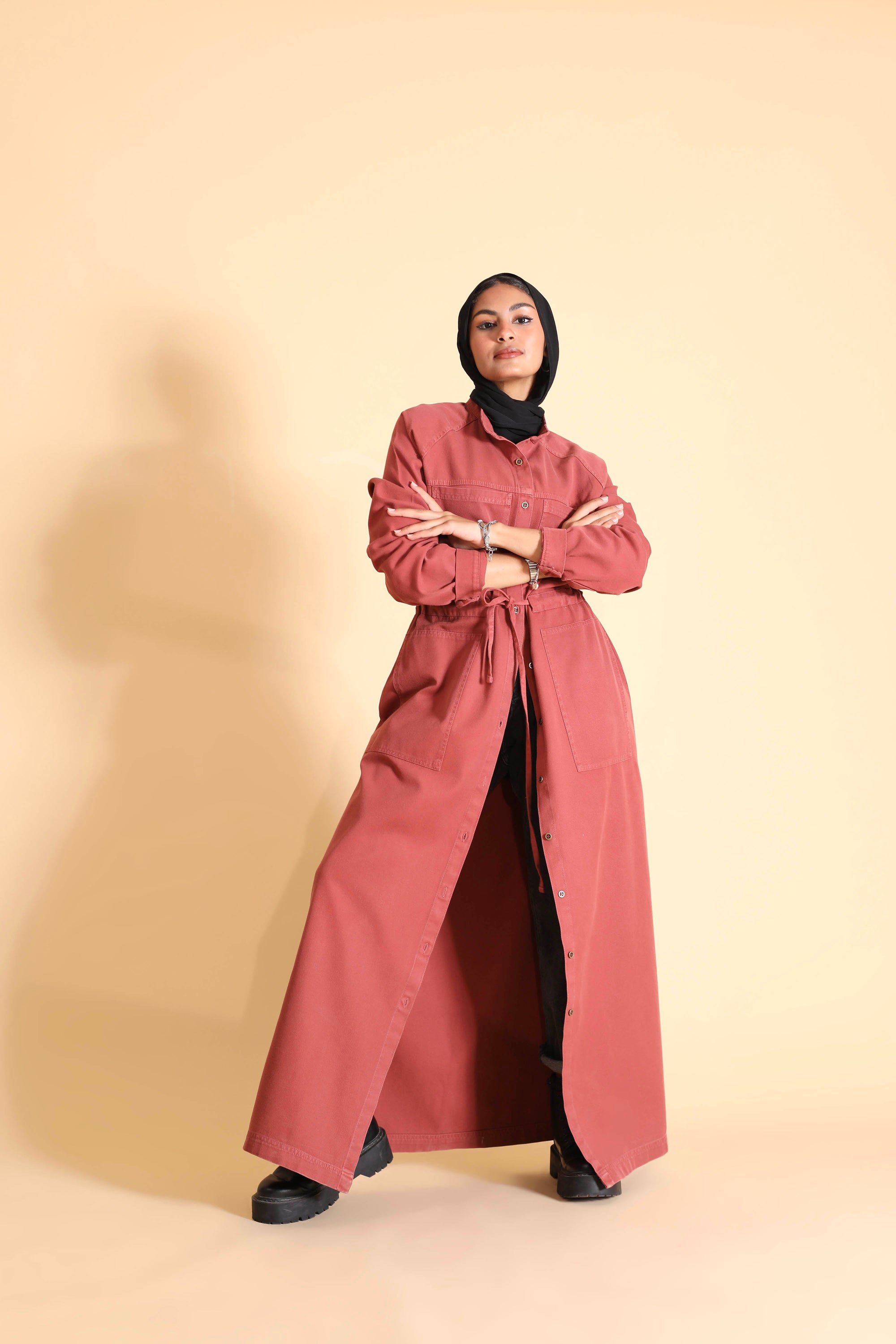 Gabardine Abaya W520